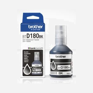 Brother BTD180BK - Bouteille d'encre noire originale, rendement 7500 pages, compatible DCP-T580DW/T583DW/T780DW, dimensions 50x115x50 mm, 1 pièce.