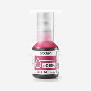 Brother BTD180M Bouteille d'Encre Magenta Originale - Rendement 5000 Pages - Compatibilité DCP-T580DW, DCP-T583DW, DCP-T780DW - Dimensions 40x100x45mm - Miniature 2