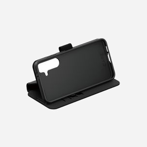 PanzerGlass CARE Feature Wallet Case avec Kickstand Noir pour Samsung Galaxy A35 5G - Housse de protection antichoc 94x166x19 mm, 96g