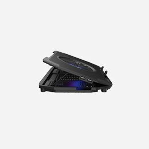 GENESIS Oxid 850 - Refroidisseur PC Portable 17.3" - 5 Ventilateurs (1x14cm + 4x6cm) - 2500 RPM - 70 CFM - 56 dB - USB - ABS/Métal - Miniature 2