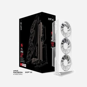 XFX Radeon RX 9060 XT 16GB GDDR6, 32 Unités de Calcul, Fréquence GPU 1900 MHz, Boost 3320 MHz, PCIe 5.0, 2x DisplayPort 2.1, HDMI 2.1, 3 Ventilateurs - Miniature 2
