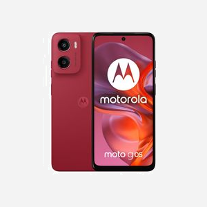 Motorola moto g05 Rouge : Écran 6.67" LCD 90Hz, MediaTek Helio G81 Extreme, 4Go RAM, 128Go Stockage, Android 15, Batterie 5200mAh, Double SIM 4G - Miniature 2