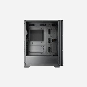 Boîtier PC Chieftec AS-02B-OP Midi Tower Noir, ATX/microATX/Mini-ITX, 2x 3.5", 2x 2.5", USB 2.0, USB Type-C, ventilation 1x120mm arrière, support radiateurs 360/280mm avant/haut - Miniature 5