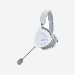 Casque gaming ASUS ROG Delta II filaire & sans fil USB-C/Bluetooth 20-20000Hz 318g arceau blanc pour PC/PS5/Nintendo Switch - Miniature 2