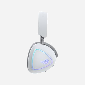 Casque gaming ASUS ROG Delta II filaire & sans fil USB-C/Bluetooth 20-20000Hz 318g arceau blanc pour PC/PS5/Nintendo Switch - Miniature 4