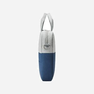 Rivacase 7522 Malette 14" (35.6cm) Bleu/Gris, Polyester Recyclé, 2 Poches Avant, Sangle Épaule Amovible, 370x60x270mm, Résistant Eau/Poussière - Miniature 5