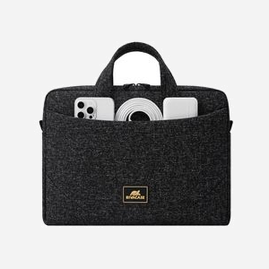 Rivacase 7921-BLACK Sac Messenger 14" Polyester Noir 370x270x60mm, Compartiment ordinateur 355x255x35mm, Poches téléphone/documents, Sangle épaule, 590g - Miniature 5