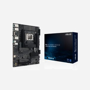 ASUS PRO WS W880-ACE SE : Carte mère ATX Intel W880, Socket LGA 1851, DDR5 jusqu'à 256Go 9066MHz, 3x PCIe x16, 4x M.2, SATA III, 2.5GbE, DisplayPort 2.1, HDMI 2.1 - Miniature 1
