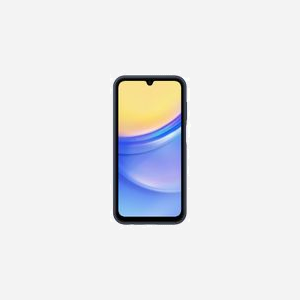 Samsung EF-OA156TBEGWW Housse pour Galaxy A15 5G, Écran 6.5", Noir & Bleu, Porte-Carte intégré, Protection Rayures, Poids 35g