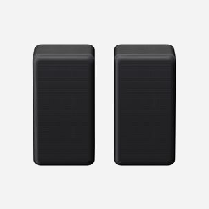 Sony SA-RS3S Enceintes Sans Fil 2.0, 100W RMS, Plage Complète, Tweeter 1.6cm, Woofer, Bass Reflex, Ampli Intégré, Noir, Alimentation Secteur
