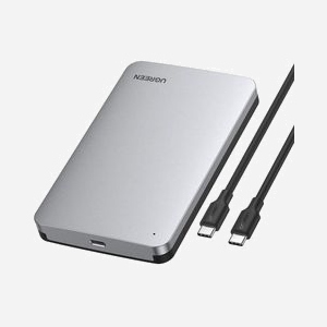 Ugreen 70499 Boîtier Externe USB Type-C 3.2 Gen 1 pour HDD/SSD SATA III 2.5/3.5" Gris - Support TRIM - Transfert 6 Gbit/s