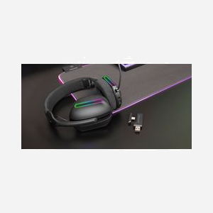 Casque Gaming Mars Gaming MHW-PRO Circum-Aural Filaire/Sans Fil Bluetooth 5.3 Portée 10m Micro Omnidirectionnel Détachable Autonomie 40h USB Type-C Noir - Miniature 3