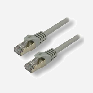 Câble réseau MCL Cat7 S/FTP (S-STP) 30m Gris RJ45 Mâle/Mâle, contacts Or, 10GbE 600MHz AWG26, LSZH, Diamètre 6.2mm, CE/REACH/RoHS - Miniature 2