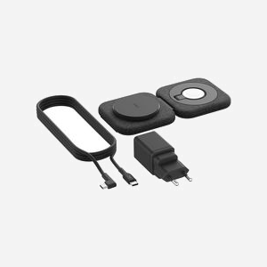 Belkin BoostCharge Pro WIZ026VFBK : Chargeur Secteur Intérieur 30W, 1 port USB-C, Recharge sans fil Qi2 15W, Compatible MagSafe, Noir, Câble 1.5m - Miniature 1