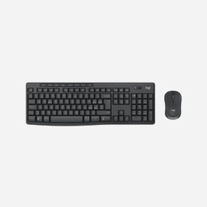 Logitech 920-012069 Ensemble Clavier QWERTY Italien et Souris sans fil Bluetooth Graphite - Clavier 112 touches Membrane - Souris ambidextre 1000 DPI - Miniature 1