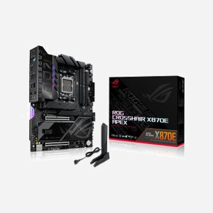 ASUS ROG CROSSHAIR X870E APEX - Carte mère ATX AMD X870E, Socket AM5, DDR5, Wi-Fi 7, 5GbE LAN, M.2 PCIe 5.0, USB4, RAID 0/1/5/10 - Miniature 1