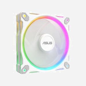 Ventilateur ASUS Prime MR120 ARGB Blanc 120mm, 1600tr/min, 58 CFM, 21dB, LED 20, 12V, Boîtier PC, Manchon de palier, Dimensions 120x120x28mm - Miniature 3
