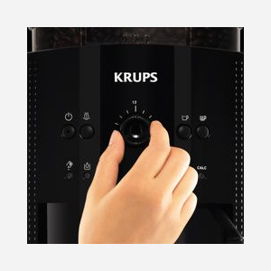 Krups EA8108 Machine Expresso Automatique 1450W, 15 bar, Réservoir 1.8L, Broyeur Intégré 275g, Café Grain/Moulu, 2 Tasses, Filtre Eau, Noir - Miniature 3