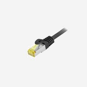 Equip Câble Réseau Cat6a S/FTP (S-STP) 50m Noir, Conducteur Cuivre, RJ-45 Mâle/Mâle, 10Gbps, 500MHz, PoE+, LSZH, AWG26 - Miniature 1