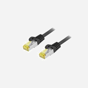 Equip Câble Réseau Cat6a S/FTP (S-STP) 50m Noir, Conducteur Cuivre, RJ-45 Mâle/Mâle, 10Gbps, 500MHz, PoE+, LSZH, AWG26 - Miniature 2