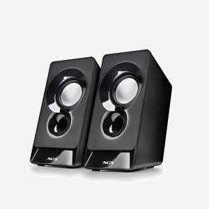 Enceinte NGS SB 210 2.0 canaux filaire 6W RMS 100-18000Hz réponse fréquentielle universelle couleur noir référence NGS-SPEAKER-0144 - Miniature 1