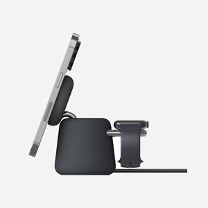 Belkin BoostCharge Pro WIZ027VFH36 Station de Recharge Secteur Qi2 15W pour Smartphones, Smartwatches & Écouteurs - Charbon, 2 Ports, Câble 1.5m - Miniature 3