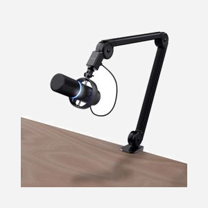 Trust GXT 255+ Onyx Microphone USB Cardioïde Condensateur 24bit/96kHz avec Hub USB, Bras articulé et Filtre anti-pop pour PC Windows/macOS/Chrome OS - Miniature 2