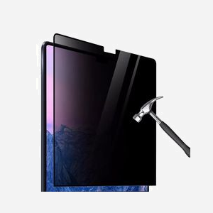 MW Filtre Confidentialité 13" pour MacBook Pro (2016-2022) avec Cadre Noir, Anti-Reflet et Anti-Rayures, Compatible Touchscreen