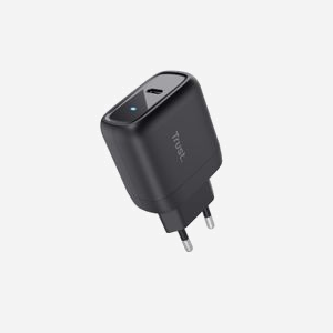 Trust Chargeur Secteur USB-C 45W Noir - Universel, USB Power Delivery 3.0, Câble USB-C 2m, 100-240V, Protections Surtension/Surchauffe/Surintensité - Miniature 2