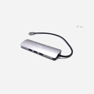 i-tec Station d'accueil USB-C Metal Nano 4K HDMI LAN PD 100W + Chargeur Universel 100W - USB 3.2 Gen1, RJ-45, Lecteurs SD/MicroSD, Windows/macOS/Linux - Miniature 2