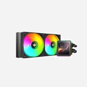 Mars Gaming ML-VISIONPRO240 : Refroidisseur liquide AIO pour processeur, radiateur 275mm, 2x120mm PWM 800-2300tr/min, sockets Intel/AMD, TDP 500W - Miniature 1
