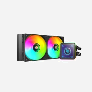 Mars Gaming ML-VISIONPRO240 : Refroidisseur liquide AIO pour processeur, radiateur 275mm, 2x120mm PWM 800-2300tr/min, sockets Intel/AMD, TDP 500W - Miniature 3