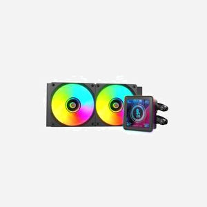 Mars Gaming ML-VISIONPRO240 : Refroidisseur liquide AIO pour processeur, radiateur 275mm, 2x120mm PWM 800-2300tr/min, sockets Intel/AMD, TDP 500W - Miniature 4