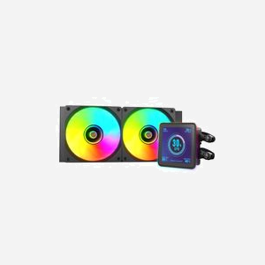 Mars Gaming ML-VISIONPRO240 : Refroidisseur liquide AIO pour processeur, radiateur 275mm, 2x120mm PWM 800-2300tr/min, sockets Intel/AMD, TDP 500W - Miniature 5