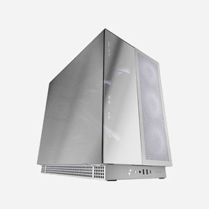 Boîtier PC Mars Gaming MC-NOVA3 Tower Argent - E-ATX, Aluminium 2mm, Triple Verre Chromé, USB-C, Jusqu'à 11 Ventilateurs, Refroidissement Liquide 360mm, 2x3.5", 3x2.5" - Miniature 2