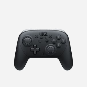 Manette Nintendo Switch 2 Pro Noire Bluetooth, Connecteur USB Type-C, Prise Casque 3.5mm, Batterie 1070 mAh, Accéléromètre & Gyroscope, 240g