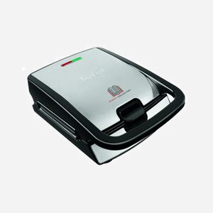 Tefal Snack Collection SW852D12 : Gaufrier / Croque-Monsieur 700W Noir/Inox, Plaques Amovibles Anti-Adhésives 225x135mm, Voyant Prêt, Range-Câble - Miniature 3