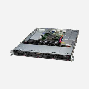Supermicro SYS-511E-WR-G1 Serveur Rack 1U Intel Xeon Silver 4510 2.4GHz, 64Go DDR5 ECC 5600MHz, SSD 960Go NVMe PCIe 4.0, Alimentation 860W Redondante