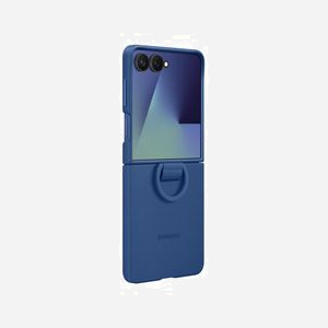 Samsung Coque Protection Galaxy Z Flip7 EF-PF766TNEGWW Marine Silicone 6.85" Résistante aux Traces de Doigts Compatibilité Samsung - Miniature 5