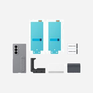 Samsung EF-MF966CJEGWW Housse Silicone Grise pour Samsung, Écran Max 6.85", Résistante aux Traces, Fabriquée en Corée du Sud - Miniature 5