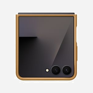 Samsung EF-VF766PAEGWW Housse Camel pour Galaxy Z Flip7 (6.9") - Coque Monochromatique Marron - Facile à Appliquer - Emballage Boîte