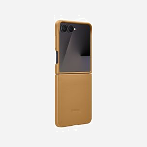 Samsung EF-VF766PAEGWW Housse Camel pour Galaxy Z Flip7 (6.9") - Coque Monochromatique Marron - Facile à Appliquer - Emballage Boîte - Miniature 4