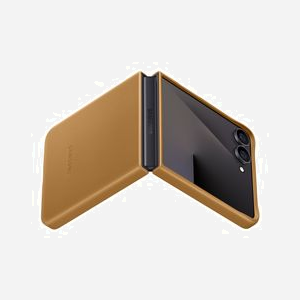 Samsung EF-VF766PAEGWW Housse Camel pour Galaxy Z Flip7 (6.9") - Coque Monochromatique Marron - Facile à Appliquer - Emballage Boîte - Miniature 5