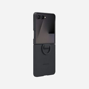 Samsung EF-PF766TBEGWW Coque Silicone avec Anneau pour Galaxy Z Flip7 6.85" Noir - Housse de protection, Résistant aux traces de doigts - Miniature 4