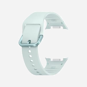 Bracelet Samsung ET-SNL32SMEGEU Sport Silicone Menthe (S/M) pour Galaxy Watch8 | Watch8 Classic - Caoutchouc, Attache Dynamique - Miniature 3