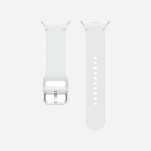 Bracelet Sport Silicone Samsung ET-SNL32SWEGEU Blanc S/M pour Galaxy Watch8 et Watch8 Classic, Caoutchouc, Attache Dynamique