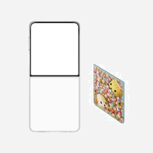 Samsung Coque EF-ZF766CTEGWW Silicone Transparent pour Galaxy Z Flip7 Écran 6.9" avec Emplacement Carte NFC - Miniature 5