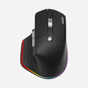 Acer Easy Fit Mouse HP.EXPBG.021 : Souris sans Fil RF + Bluetooth 5.0 4000 DPI, 6 Boutons, Autonomie 120h, Recharge USB-C, Windows/macOS/ChromeOS - Miniature 1