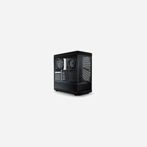 HYTE Y40 Midi Tower Noir : Boîtier PC ATX/microATX/ITX, 1x120mm arrière/1x120mm bas, USB 3.2 Gen1/Gen2, supports radiateurs 120/140/240/280/360mm