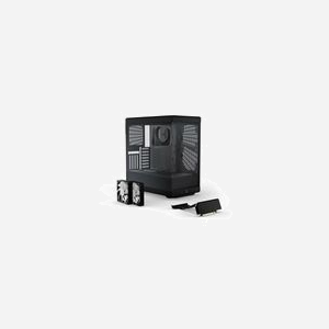 HYTE Y40 Midi Tower Noir : Boîtier PC ATX/microATX/ITX, 1x120mm arrière/1x120mm bas, USB 3.2 Gen1/Gen2, supports radiateurs 120/140/240/280/360mm - Miniature 2